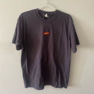 Comfort Colors Black/Gray Short-Sleeve Tee with Small Chest Embroidery
